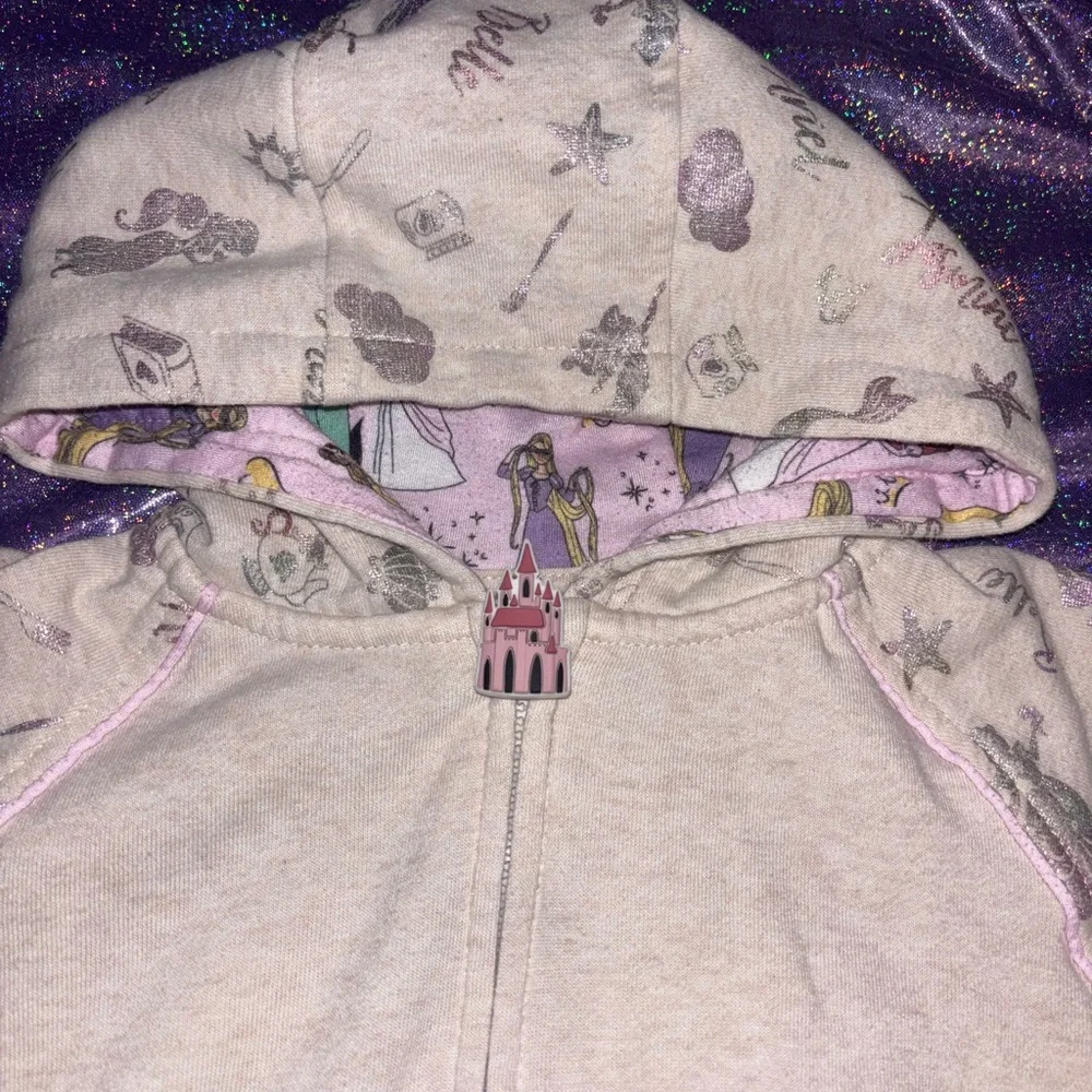Kids Disney Princess Zip Up Hoodie